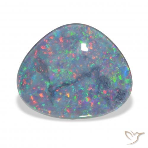 8.55ct Mehrfarbig Opal-Triplett, Fantasie, Lichtundurchlässig
