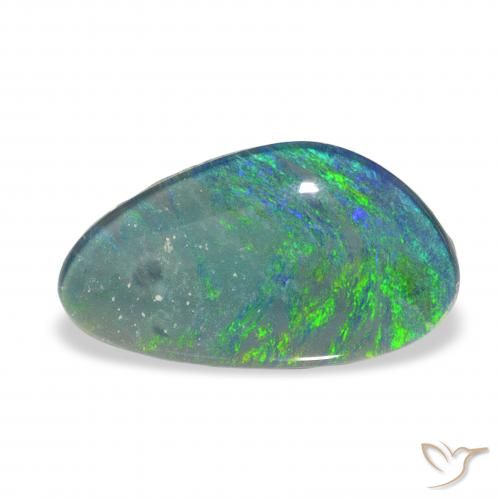 3.35ct Mehrfarbig Opal-Triplett, Fantasie, Lichtundurchlässig