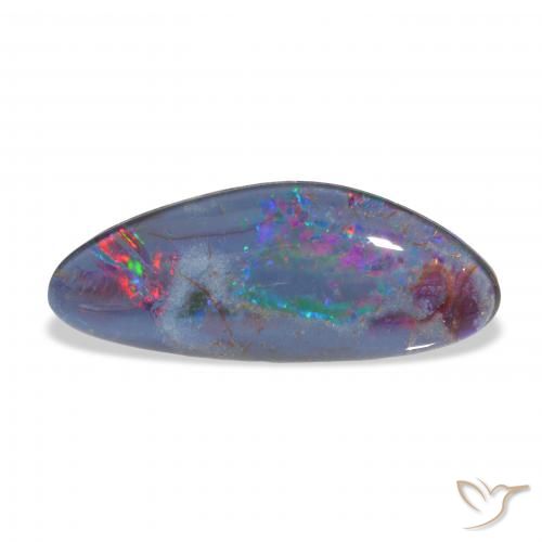 6.84ct Mehrfarbig Opal-Triplett, Fantasie, Lichtundurchlässig