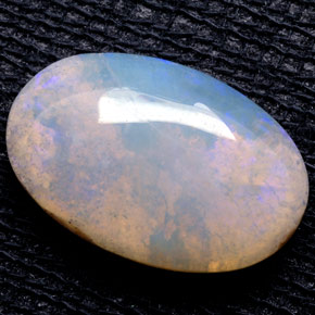 4,49 ctw natürlicher mehrfarbiger Opal, Transparent, Transparent / Lichtdurchlässig