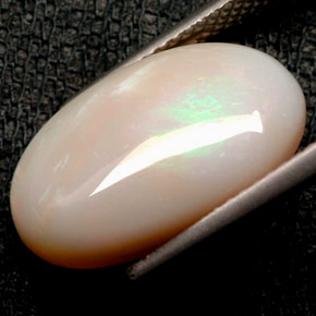 5,51 ctw natürlicher mehrfarbiger Opal, Oval Schliff, Lichtundurchlässig