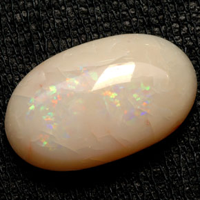 7,70 ctw natürlicher mehrfarbiger Opal, Transparent, Transparent / Lichtdurchlässig