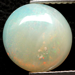 1,88 ctw natürlicher mehrfarbiger Opal, Transparent, Transparent / Lichtdurchlässig