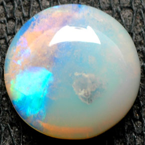 1,11 ctw natürlicher mehrfarbiger Opal, Transparent, Transparent / Lichtdurchlässig