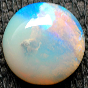 1,11 ctw natürlicher mehrfarbiger Opal, Transparent, Transparent / Lichtdurchlässig