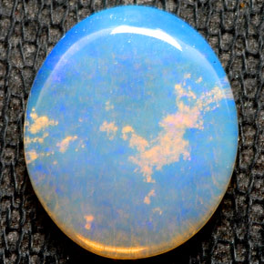 1,54 ctw natürlicher mehrfarbiger Opal, Transparent, Transparent / Lichtdurchlässig