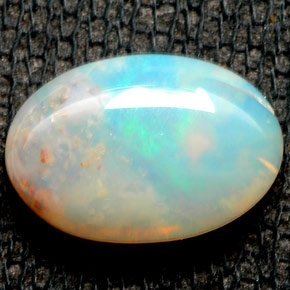 1,68 ctw natürlicher mehrfarbiger Opal, Transparent, Transparent / Lichtdurchlässig