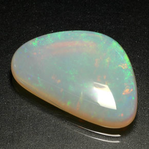 9,05 ctw natürlicher mehrfarbiger Opal, Transparent, Transparent / Lichtdurchlässig