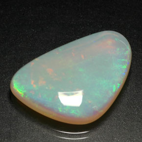 9,05 ctw natürlicher mehrfarbiger Opal, Transparent, Transparent / Lichtdurchlässig