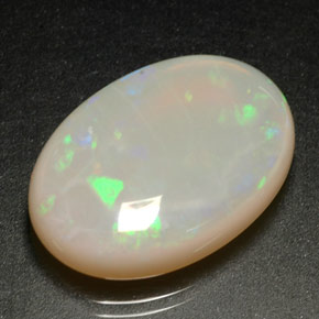 10,36 ctw natürlicher mehrfarbiger Opal, Transparent, Transparent / Lichtdurchlässig