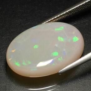 10,36 ctw natürlicher mehrfarbiger Opal, Transparent, Transparent / Lichtdurchlässig