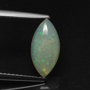 1,31 ctw natürlicher mehrfarbiger Opal, Marquise, Transparent