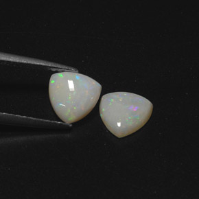  ct natürliche mehrfarbiger Opal-Edelsteine, Transparent, Transparent / Lichtdurchlässig