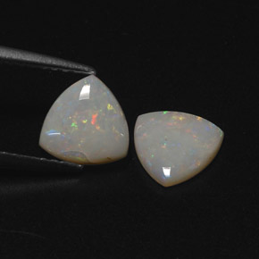  ct natürliche mehrfarbiger Opal-Edelsteine, Transparent, Transparent / Lichtdurchlässig