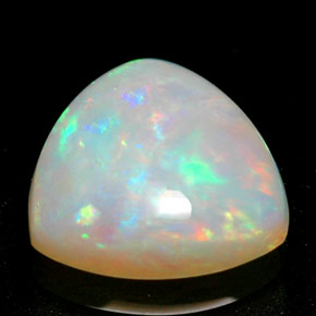 0,68 ctw natürlicher mehrfarbiger Opal, Transparent, Transparent / Lichtdurchlässig