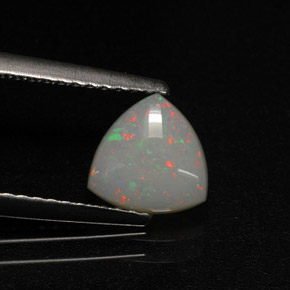 0,58 ctw natürlicher mehrfarbiger Opal, Transparent, Transparent / Lichtdurchlässig
