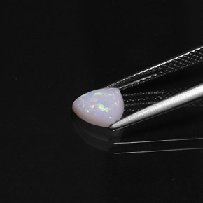 0,66 ctw natürlicher mehrfarbiger Opal, Transparent, Transparent / Lichtdurchlässig