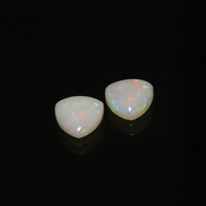  ct natürliche mehrfarbiger Opal-Edelsteine, Transparent, Transparent / Lichtdurchlässig