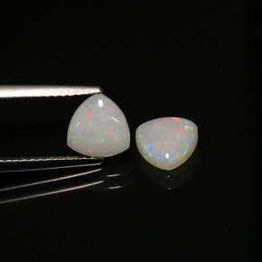  ct natürliche mehrfarbiger Opal-Edelsteine, Transparent, Transparent / Lichtdurchlässig