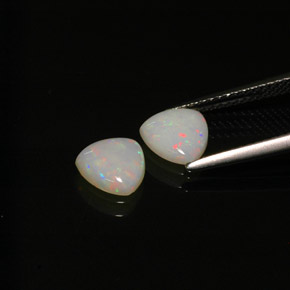  ct natürliche mehrfarbiger Opal-Edelsteine, Transparent, Transparent / Lichtdurchlässig