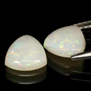  ct natürliche mehrfarbiger Opal-Edelsteine, Transparent, Transparent / Lichtdurchlässig