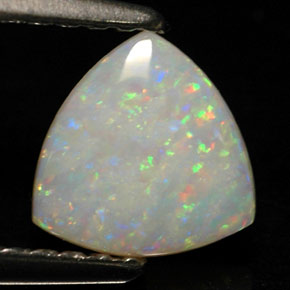 0,49 ctw natürlicher mehrfarbiger Opal, Transparent, Transparent / Lichtdurchlässig