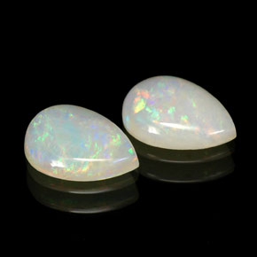  ct natürliche mehrfarbiger Opal-Edelsteine, Transparent, Transparent / Lichtdurchlässig