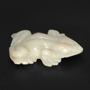 24,78 ctw natürlicher mehrfarbiger Opal, Fantasieschliff, Lichtundurchlässig