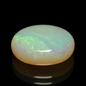 5,47 ctw natürlicher mehrfarbiger Opal, Transparent, Transparent / Lichtdurchlässig