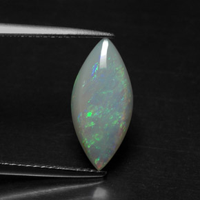 1,56 ctw natürlicher mehrfarbiger Opal, Transparent, Transparent / Lichtdurchlässig
