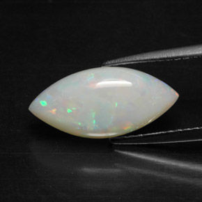 2,22 ctw natürlicher mehrfarbiger Opal, Transparent, Transparent / Lichtdurchlässig