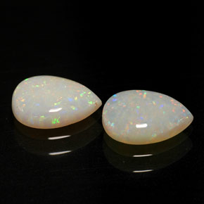  ct natürliche mehrfarbiger Opal-Edelsteine, Transparent, Transparent / Lichtdurchlässig