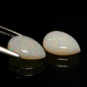  ct natürliche mehrfarbiger Opal-Edelsteine, Transparent, Transparent / Lichtdurchlässig