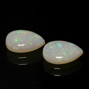  ct natürliche mehrfarbiger Opal-Edelsteine, Transparent, Transparent / Lichtdurchlässig