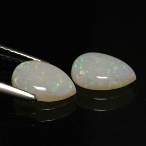  ct natürliche mehrfarbiger Opal-Edelsteine, Transparent, Transparent / Lichtdurchlässig