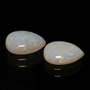  ct natürliche mehrfarbiger Opal-Edelsteine, Transparent, Transparent / Lichtdurchlässig