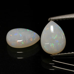  ct natürliche mehrfarbiger Opal-Edelsteine, Transparent, Transparent / Lichtdurchlässig