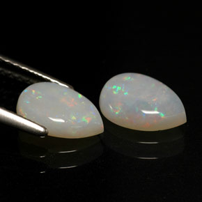  ct natürliche mehrfarbiger Opal-Edelsteine, Transparent, Transparent / Lichtdurchlässig