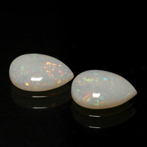  ct natürliche mehrfarbiger Opal-Edelsteine, Transparent, Transparent / Lichtdurchlässig