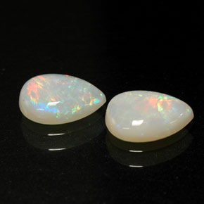  ct natürliche mehrfarbiger Opal-Edelsteine, Transparent, Transparent / Lichtdurchlässig