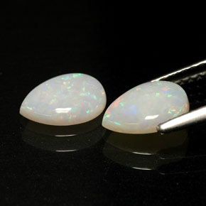  ct natürliche mehrfarbiger Opal-Edelsteine, Transparent, Transparent / Lichtdurchlässig