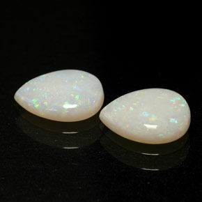  ct natürliche mehrfarbiger Opal-Edelsteine, Transparent, Transparent / Lichtdurchlässig