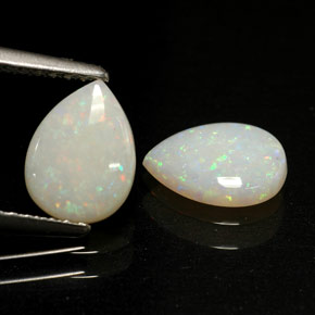 ct natürliche mehrfarbiger Opal-Edelsteine, Transparent, Transparent / Lichtdurchlässig
