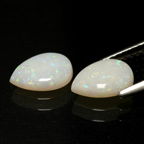  ct natürliche mehrfarbiger Opal-Edelsteine, Transparent, Transparent / Lichtdurchlässig