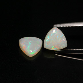  ct natürliche mehrfarbiger Opal-Edelsteine, Transparent, Transparent / Lichtdurchlässig