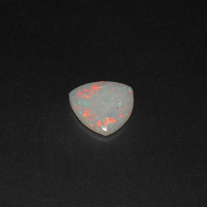 0,45 ctw natürlicher mehrfarbiger Opal, Transparent, Transparent / Lichtdurchlässig