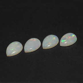  ct natürliche mehrfarbiger Opal-Edelsteine, Transparent, Transparent / Lichtdurchlässig