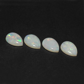  ct natürliche mehrfarbiger Opal-Edelsteine, Transparent, Transparent / Lichtdurchlässig