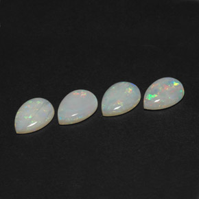  ct natürliche mehrfarbiger Opal-Edelsteine, Transparent, Transparent / Lichtdurchlässig