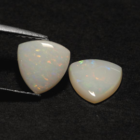  ct natürliche mehrfarbiger Opal-Edelsteine, Transparent, Transparent / Lichtdurchlässig